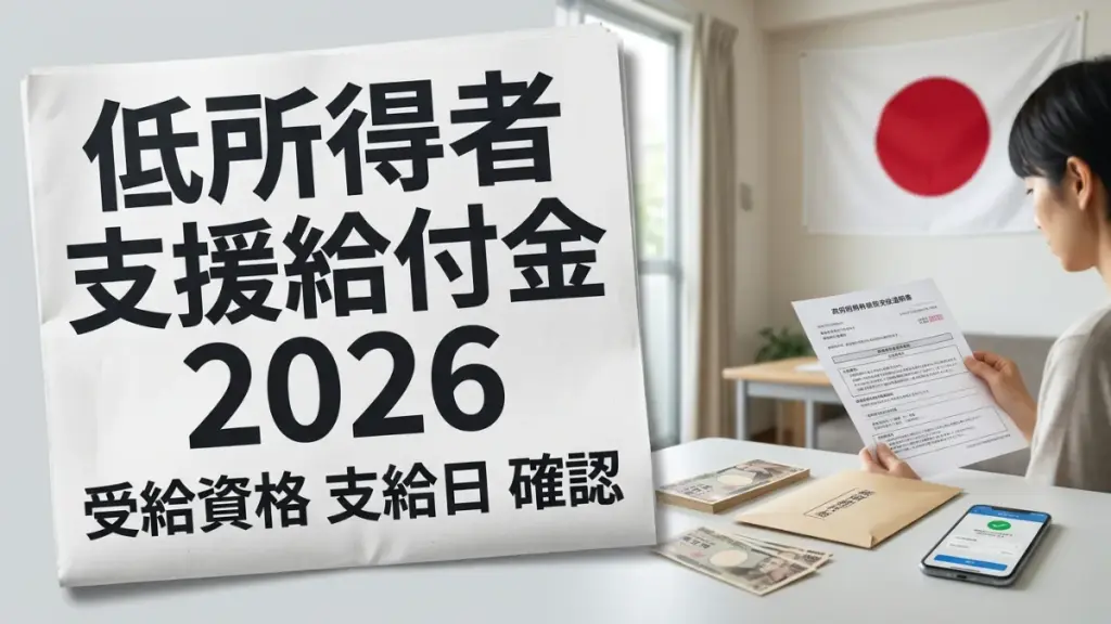 低所得者支援給付金2026