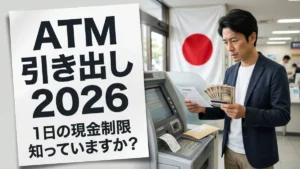 日本のATM引き出し2026