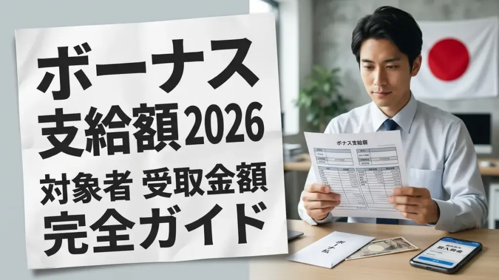 日本のボーナス支給2026