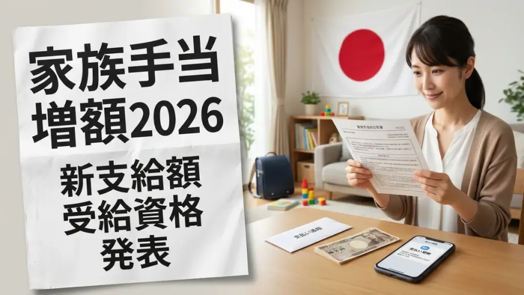 日本の家族手当増額2026